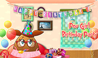 Pou Girl: festa di compleanno
