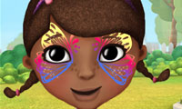 Doc Mcstuffins Face Art