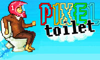 Toilettes pixelisées
