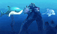 Lagoon Quest: Dolphin Swimming Game