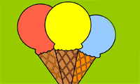 Ice Cream: Coloring Game