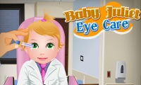 Bébé Juliette chez l'ophtalmo