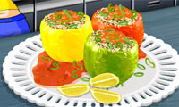 Stuffed Peppers: Sara's Cooking Class