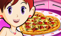 Valentine Pizza: Sara's Cooking Class