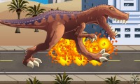 Prehistoric Pizza Rampage: Dinosaur Game