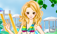 Al parco acquatico con Amy