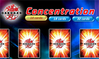 Bakugan Card Concentration