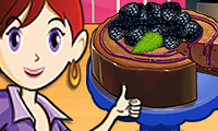 Dark Chocolate Blackberry Cheesecake: Sara's Cooking Class