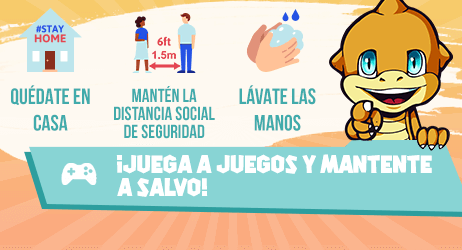 ¡Juega a juegos y mantente a salvo!
