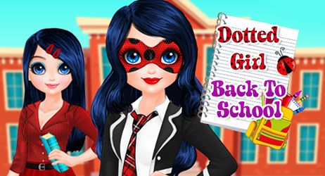 Source of Dotted Girl: Back to School Game Image