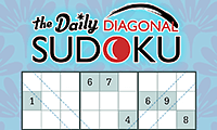 Dagelijkse diagonale Sudoku