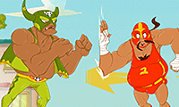 Super Wrestlers: Slap's Fury