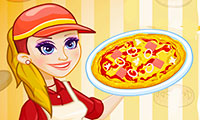 Grab a Pizza: Serving Food Game