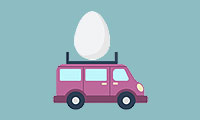 Eieren en auto's
