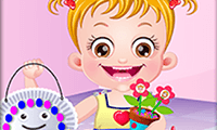Baby Hazel: bloempot versieren