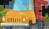 Jigsaw Puzzle: Cartoon Trucks