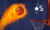 Slam dunk basketbal